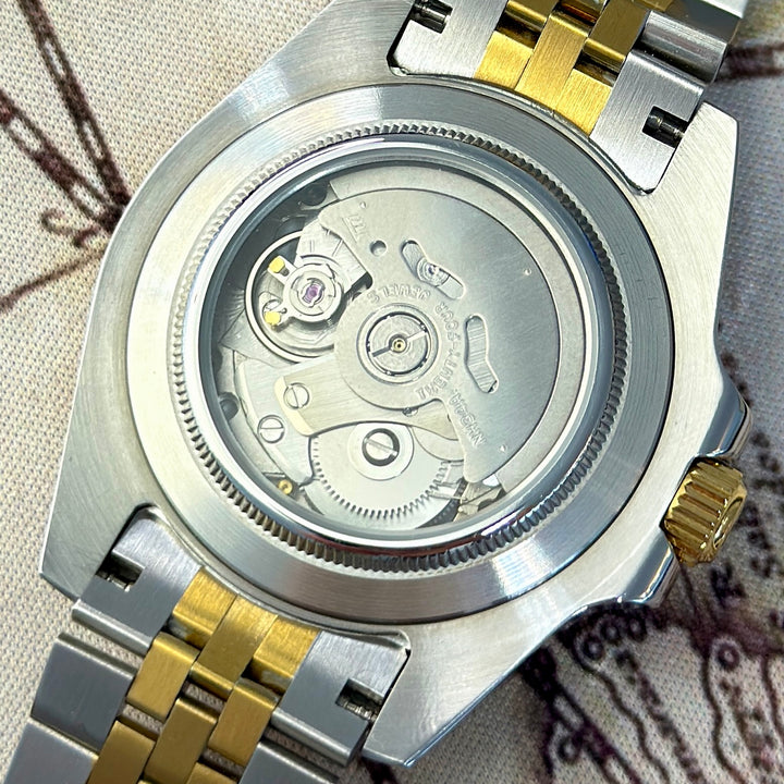 Rexent GMT V1 TwoTone Automatik Gold Silver Ref002